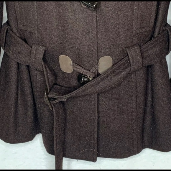 3/$150 Ci Sono Winter Coat Toggle Closure Brown - Picture 4 of 8
